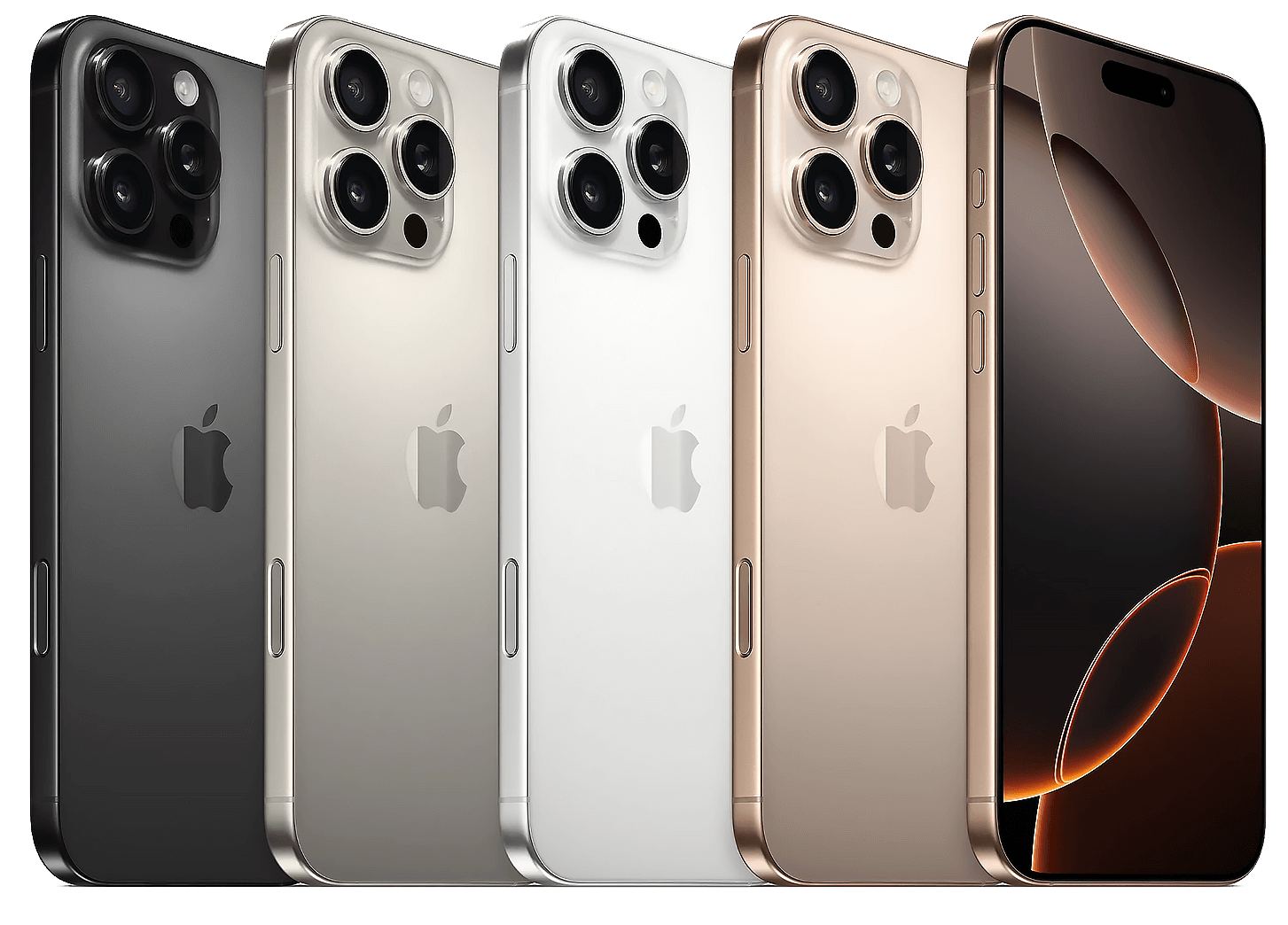 iPhones en diferentes colores